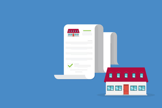 Property Application Document with Residential House