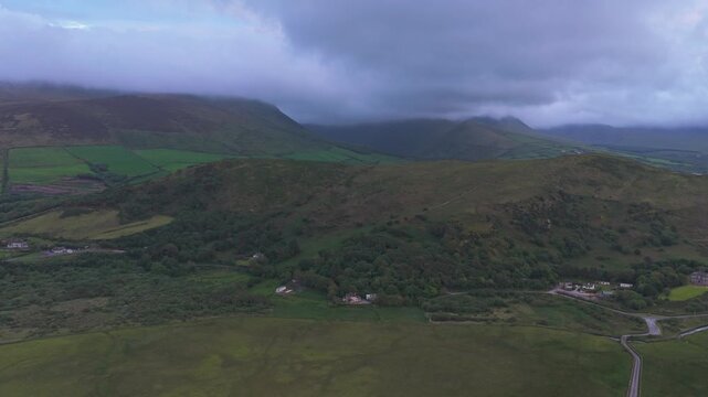 Misty Mountain Landscape near Fermoyle, Dingle Peninsula, Ireland