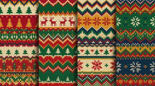 Festive Knit Patterns Collection For Winter Holidays And Celebrations
