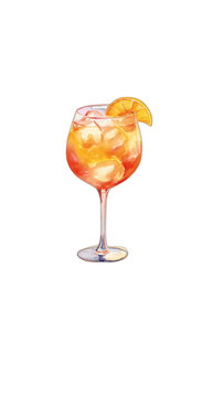 trago verano acuarela