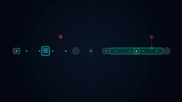 Proxy Server Technology Concept with Futuristic