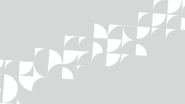 Geometric Pattern with Repeating Semicircles 4K