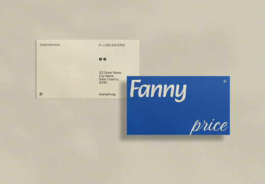 Creative Business Card Layouts With Blue Accent