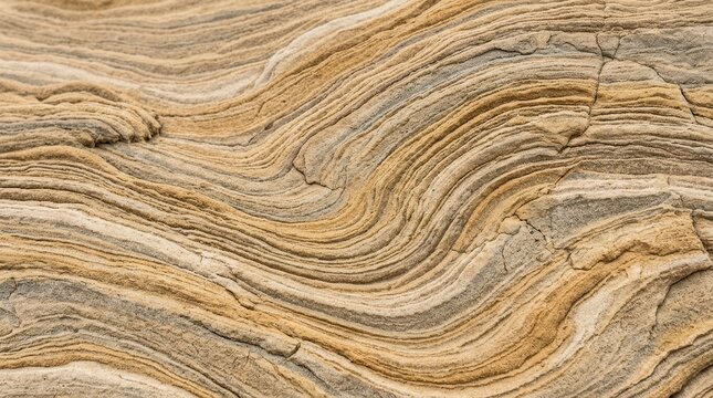 Natural sandstone texture featuring organic wavy layers and rock patterns.