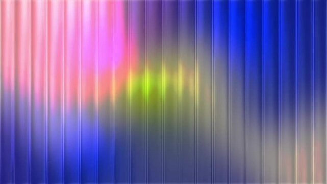 Abstract colorful vertical stripes drifting across smooth gradient, seamless loop neon scanline background with motion blur, digital light texture for presentations, intros, and transitions wallpaper