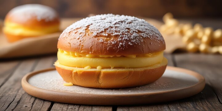 Bola de Berlim Pastry Close-up