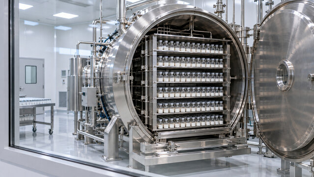 Open Pharmaceutical Lyophilizer Chamber