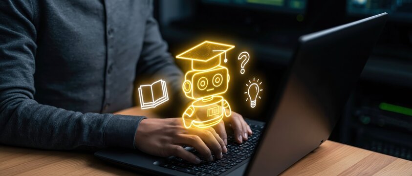 Ai technology and digital learning for student education with software innovation