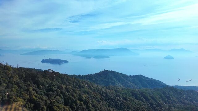 Scenery of the islands of the Seto Inland Sea