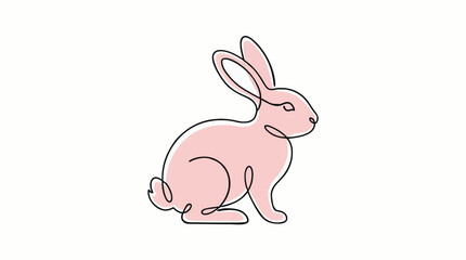 Fototapeta premium rabbit vector illustration