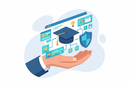 Student Protection and Academic Support Education Concept