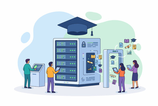 Secure Digital Student Database and Educational Data Protection System