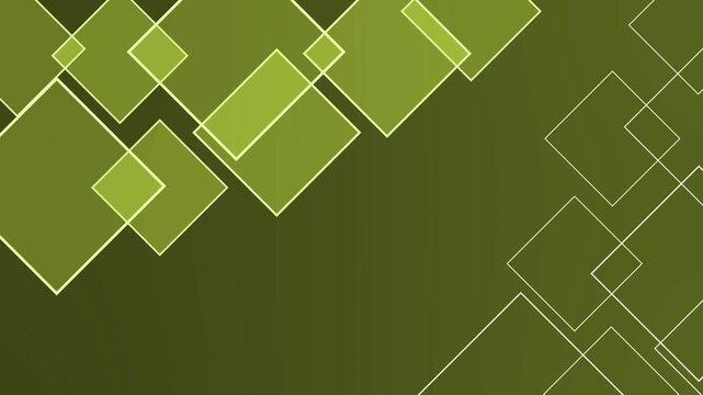 Abstract background with overlapping translucent squares minimal geometric pattern diagonal composition animation