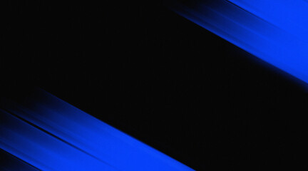 Obraz premium abstract blue and black diagonal motion blur background for technology banner or gaming presentation