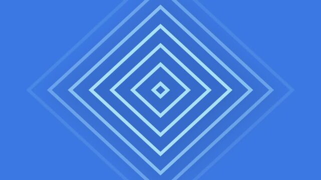 Soft concentric diamond shapes minimalist geometric pattern abstract modern design animation