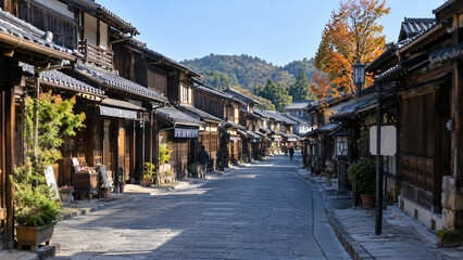 Fototapeta premium traditional Japanese buildings
