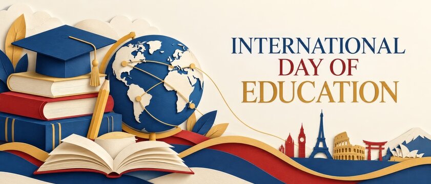 Honoring the international day of education to promote global learning and empower students around the world