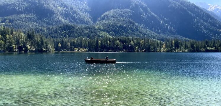 The Hintersee near Ramsau, Berchtesgaden, Bavaria, Germany