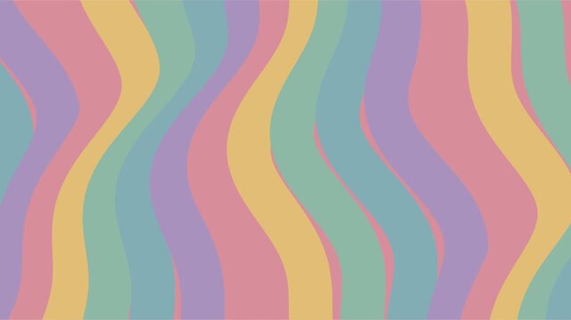 Marbrure liquide arc-en-ciel psych&eacute;d&eacute;lique avec bandes color&eacute;es fluides
