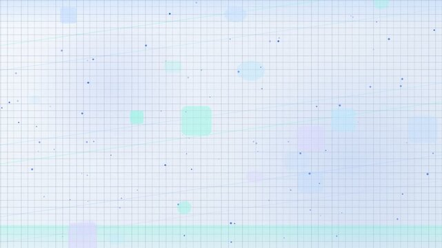 Light corporate grid seamless loop background white presentation modern 4K Ultra HD
