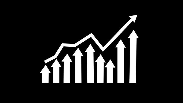 Business Profit Growth Dashboard Animation with Modern Analytics Design