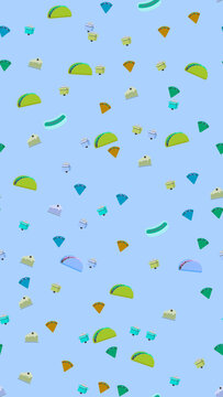 Taco and Food Pattern