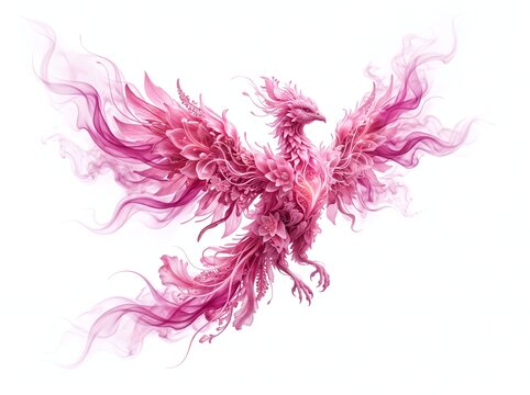Ethereal Blossom Phoenix