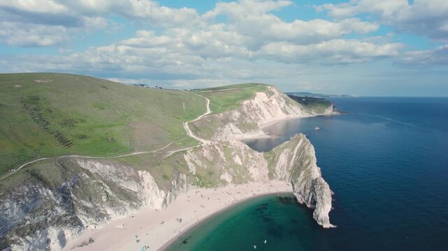 Jurassic Coast and Clifs, Durdle Door, Wareham, Dorset, England, United Kingdom