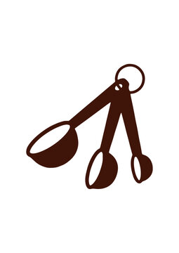 Measuring Spoons Set with Hanging Ring
