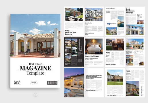 Real Estate Magazine Template