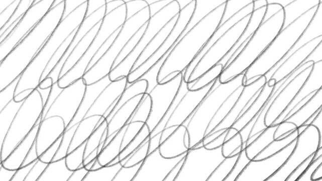 鉛筆で適当にグルグルとした線を描いたテクスチャのアニメーション。ストップモーションの手描き背景素材