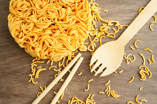 Instant noodles dry junk food with high sodium.