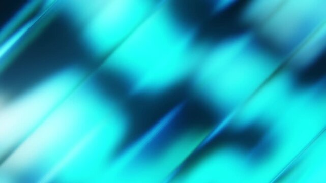 glass translucent glowing spot video of bright white and light teal on light background, 4k seamless looping