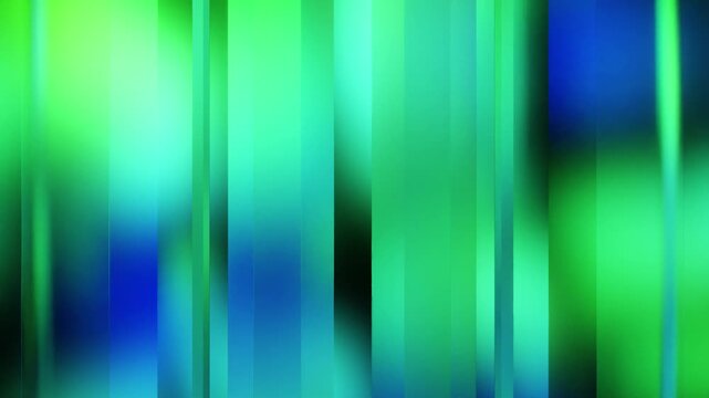 glass translucent light glow video of dark blue and light green on dark backdrop, 4k seamless looping