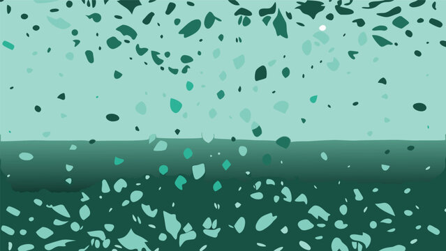 Abstract mint green terrazzo pattern texture gradient background vector illustration with terrazzo gradient abstract illustration background template wallpaper interior aesthetic fragments