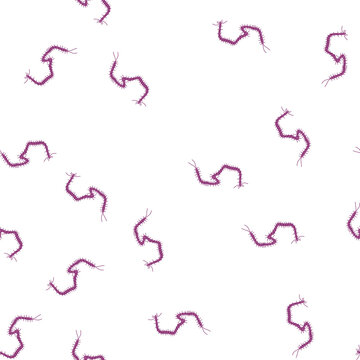 pattern organism parasite cartoon. transmission protozoa, helminth nematode, tapeworm fluke organism parasite sign. seamless symbol vector illustration