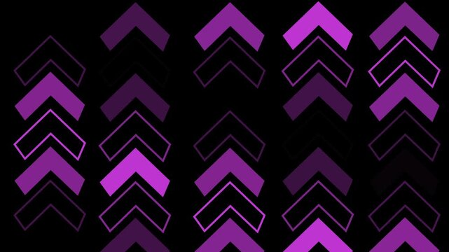 Abstract seamless pattern of turquoise chevron arrows modern geometric design with repeating shapes animation
