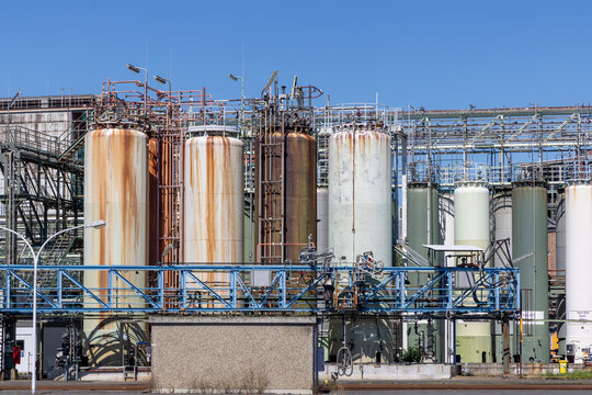 Industrial Landscape at Chemical industry park as symbol