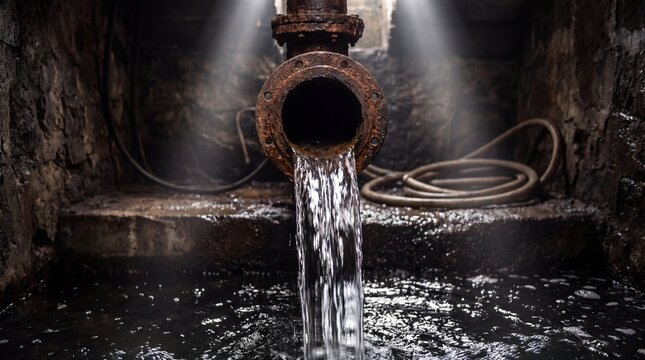 Water Treatment Process: A view of industrial water treatment, showcasing a pivotal step in the purification process, focusing on the infrastructure and technology essential for ensuring clean water.