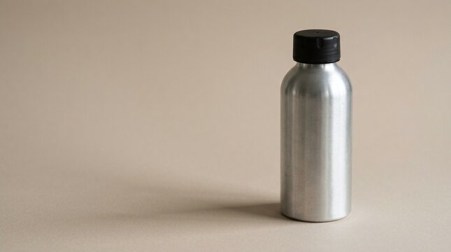 Aluminum drink bottle - Matte metal beverage container