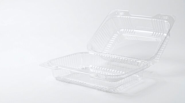 Bakery clamshell container - Clear plastic pastry packaging