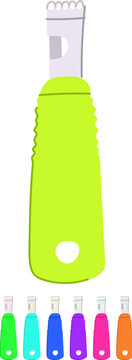 peel citrus zester cartoon. zest grater, lime orange, fruit cooking peel citrus zester sign vector