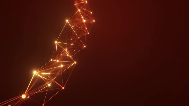 Minimalist algorithm flowchart nodes lighting up in clay sand tones
