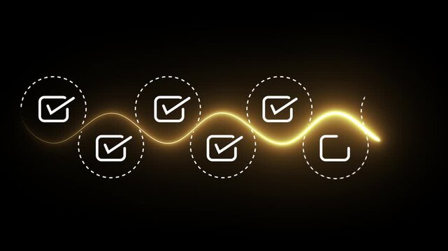 Problem and error warning idea. Automatic warning system for notification error and maintenance. Animation of online system error. 