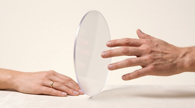 Two Hands Representing Healthy Emotional Boundaries and Interpersonal Space