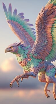 彩雲を纏いし、空駆ける幻想の翼