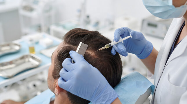 Scalp Injection Treatment for Hair Loss and Hair Restoration