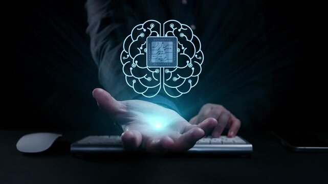 AI Assistant Brain Processor with LLM Technology, Big Data, Machine Learning, Generative AI for Business Support, Future Agentic AI Technology and Artificial Intelligence Prompt Engineering. Elide