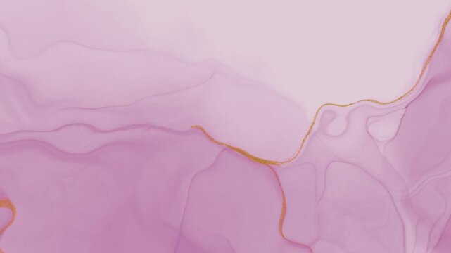 Pink abstract liquid alcohol ink painting texture watercolor fluid animation seamless movement 4k hd for loading waiting background