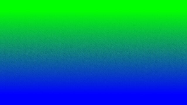 Abstract green and blue gradient background. Vibrant two tone color transition with subtle noise texture. Modern neon duotone backdrop.
